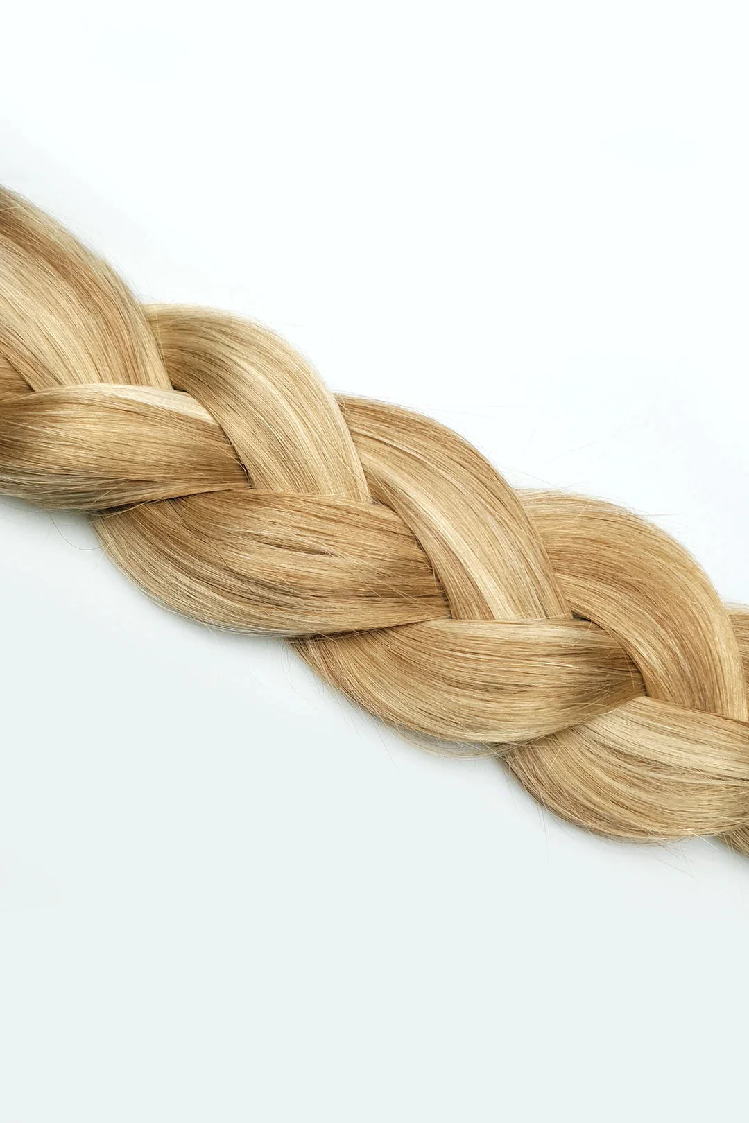 Blonde highlights clip-in hair extensions • 40cm (260g)