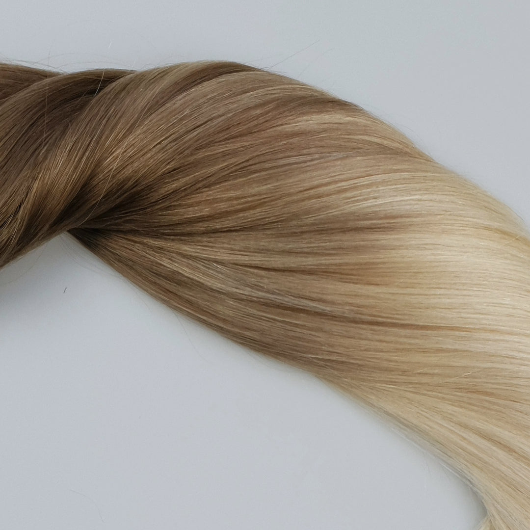 Cappuccino balayage clip-in hair extensions • 40cm (260g)
