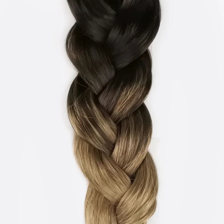 Chocolate Balayage clip-in hairextensions πͺ 40cm - 260g