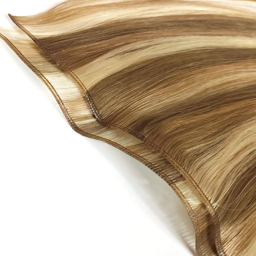 Genius hairweft remy cuticle hair extensions met de platste en meest onzichtbare naad