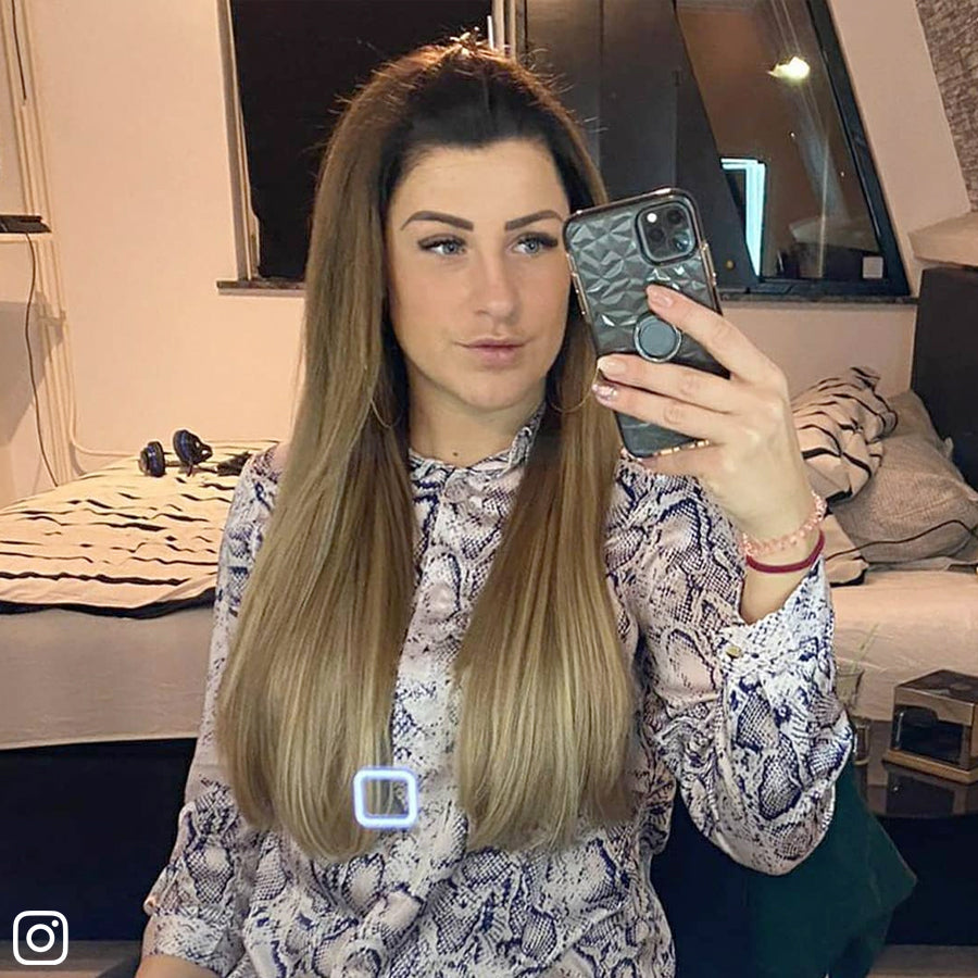Honey Balayage clip-in hairextensions π― 40cm - 180g