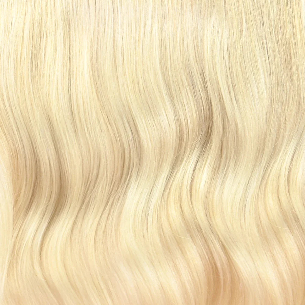 Platina Blonde clip-in hairextensions π 40cm - 260g