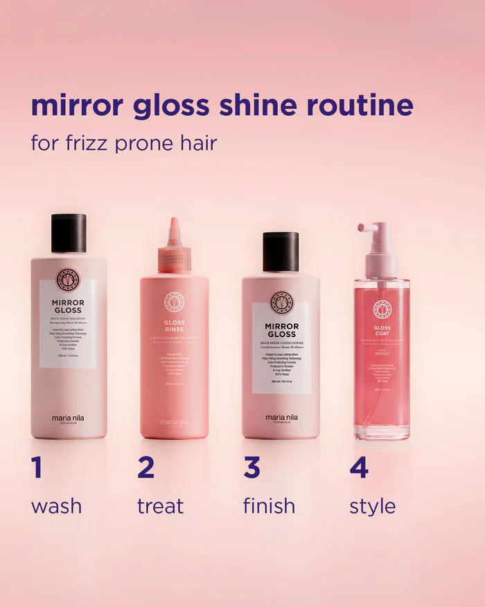 Maria Nila Mirror Gloss routine voor extra glanzende hair extensions
