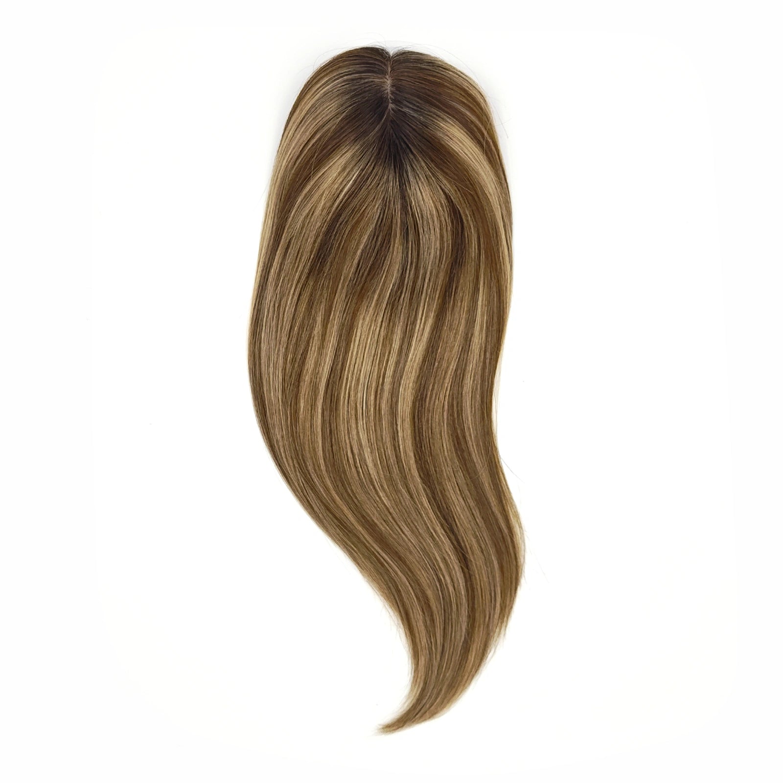 Silk base Hairtopper - Mocha Bronde Balayage