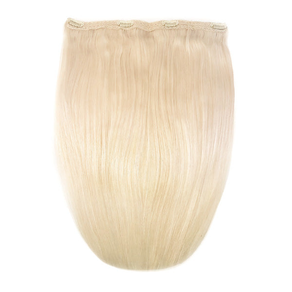 Platina Blonde quad weft hairextensions 💍 30cm - 70g
