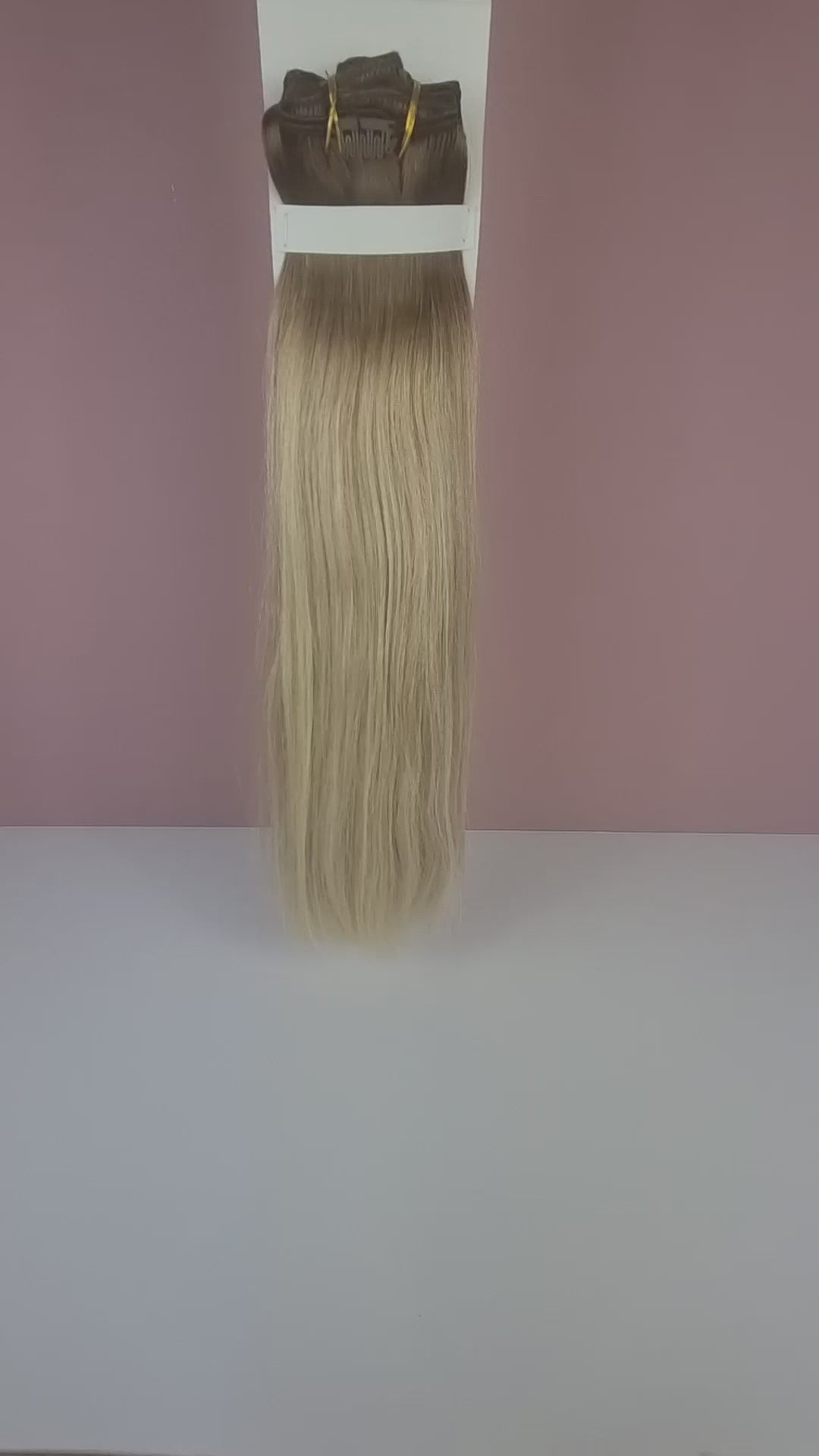 Blonde Ombre clip-in set - 40cm 180gram