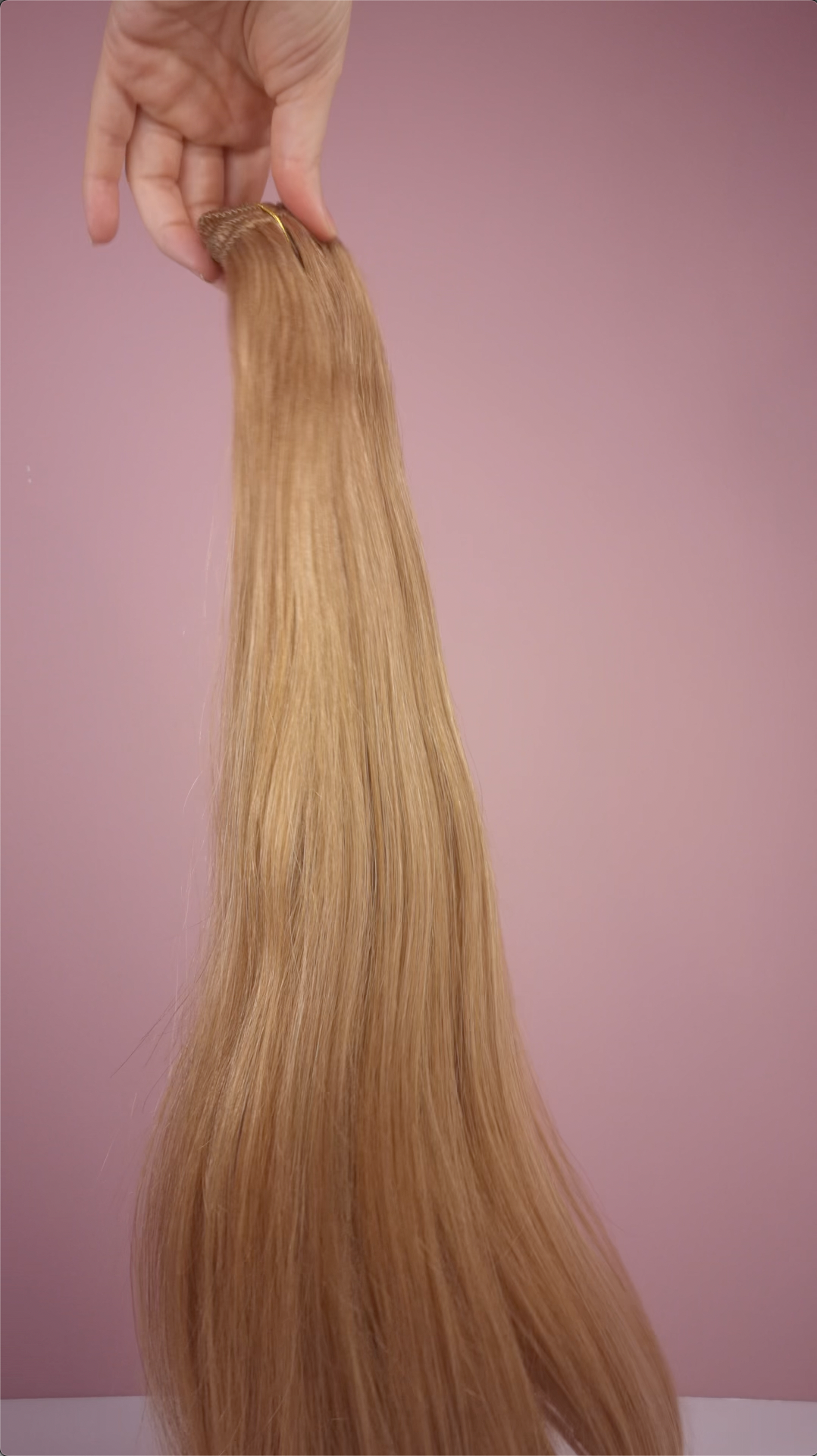 Warm Blonde Clip in Hairextensions (60cm, 180gram)