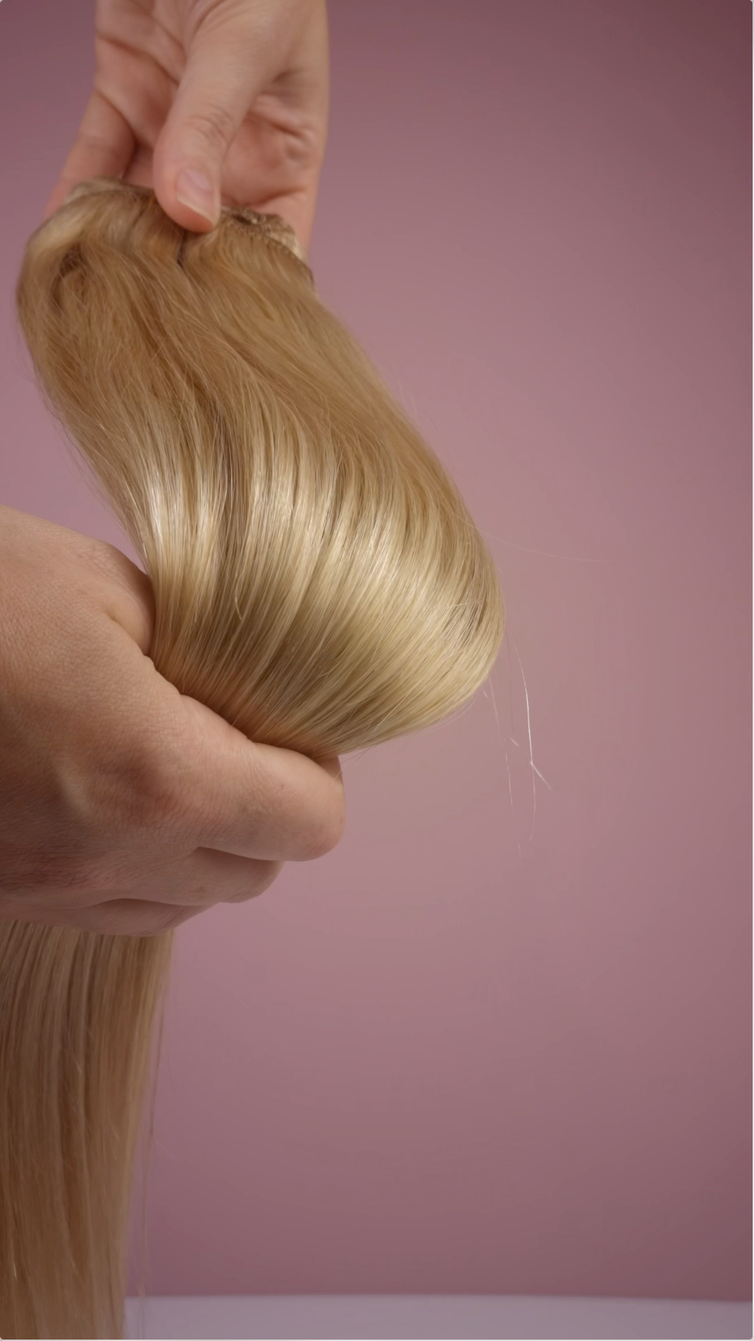 Licht Blonde Clip in Hairextensions (40cm, 120gram)