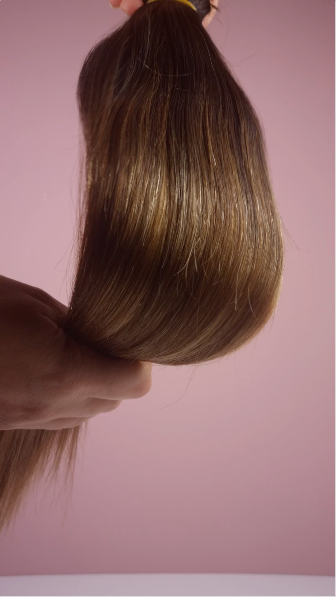 Mocha Bronde Balayage Paardenstaart (40cm, 100gram)