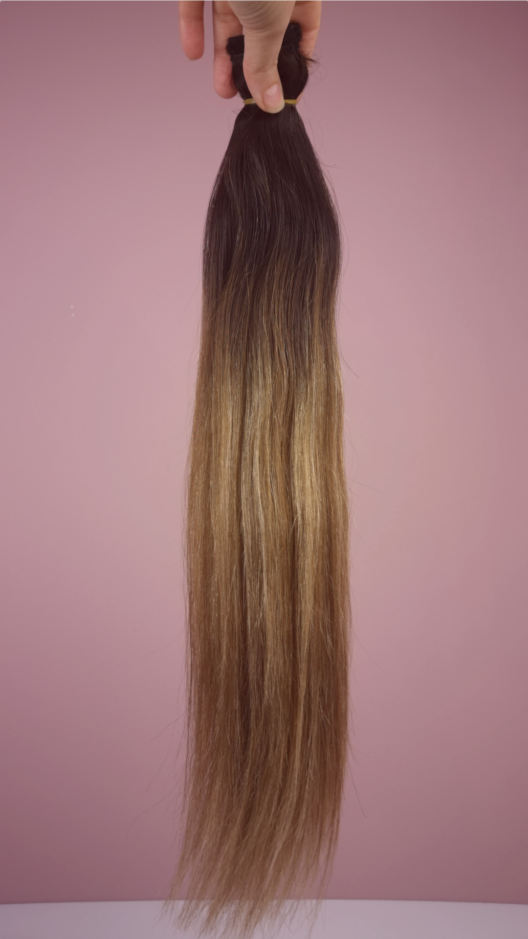 Mocha Bronde Balayage Paardenstaart (40cm, 100gram)