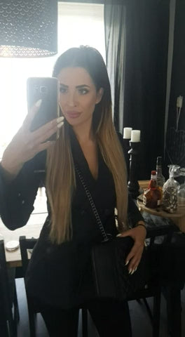 Chocolate Balayage clip-in hairextensions πͺ 50cm - 300g
