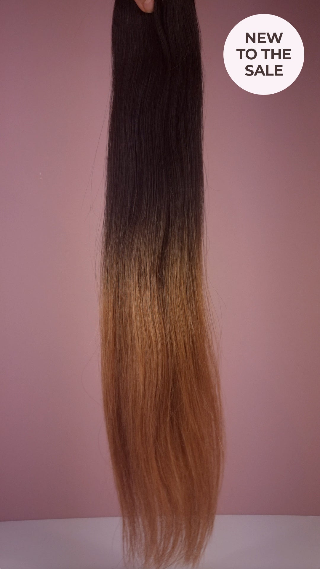 Dark Fire Ombre Volumizer Hairextension (50cm, 75gram)