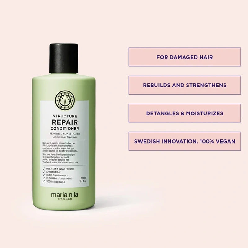 Voordelen Maria Nila Structure Repair Conditioner en hair extensions verzorging