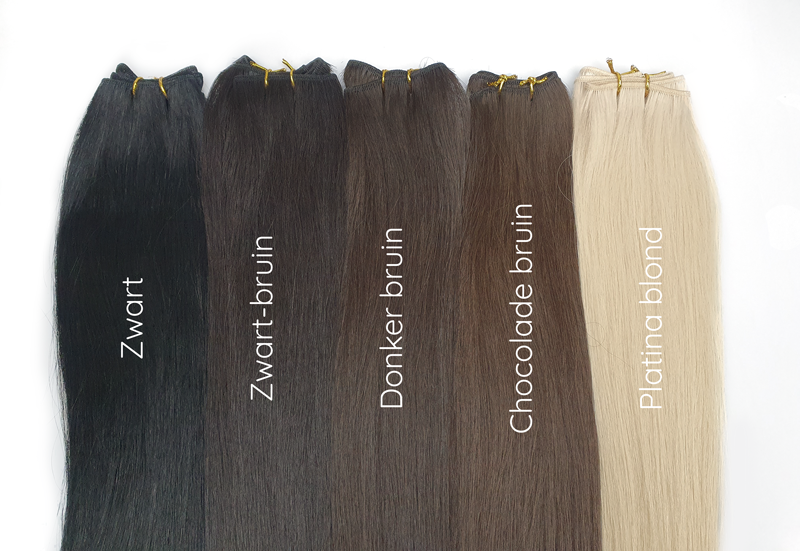 Verschillende weft kleuren. De wefts zijn 50gram per stuk, daardoor kan je gemakkelijk de gewenste hoeveelheid naar wens kiezen en eventueel kleuren mixen & matchen.