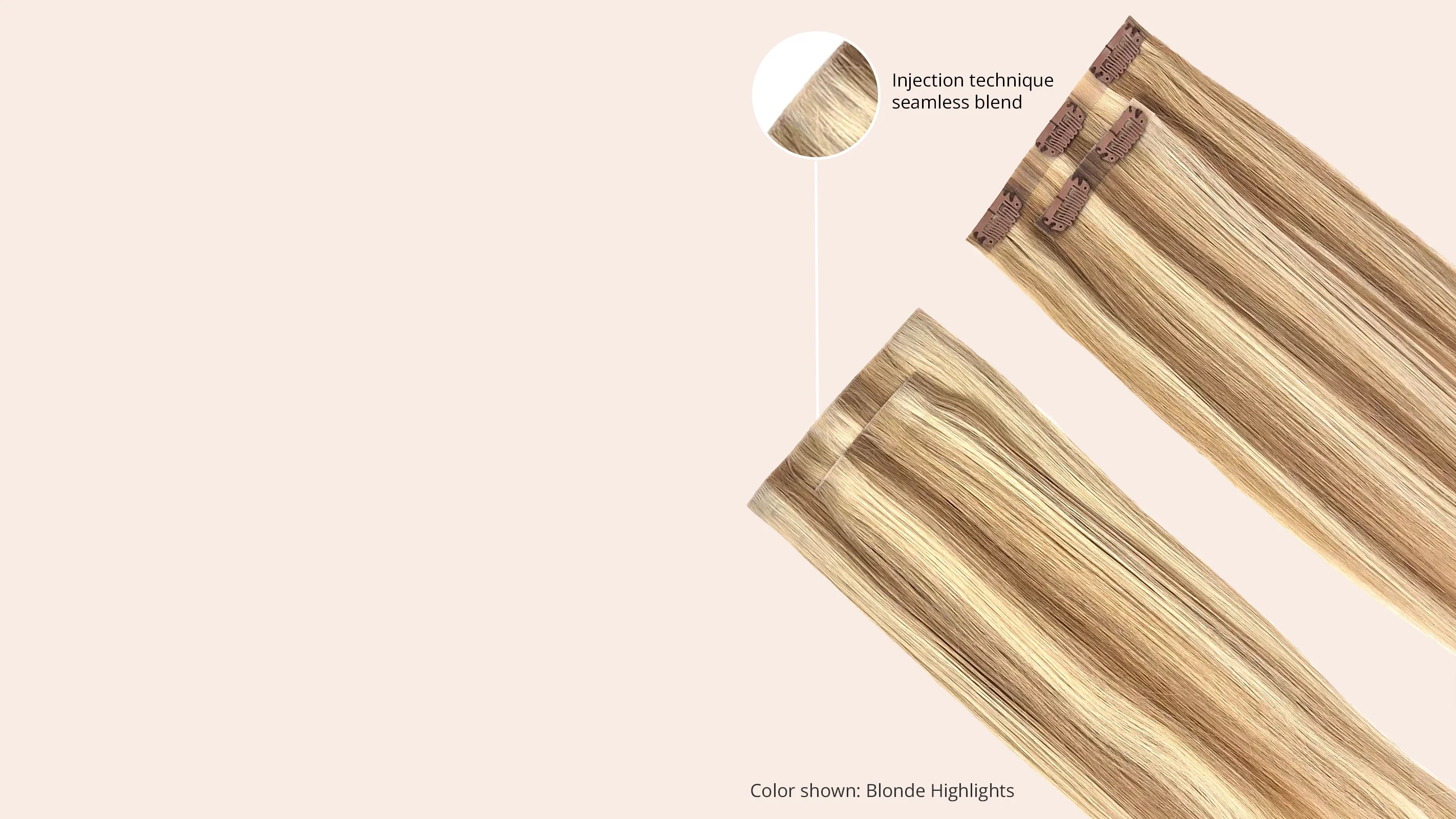 Invisible Fill Ins • Injection Clip-in extensions