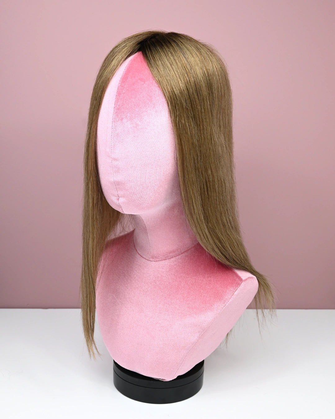 Silk base Hair Topper - Chocolate Balayage