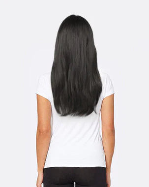 Clip in hair extensions haarverlenging 40cm 16inch lang met echt haar