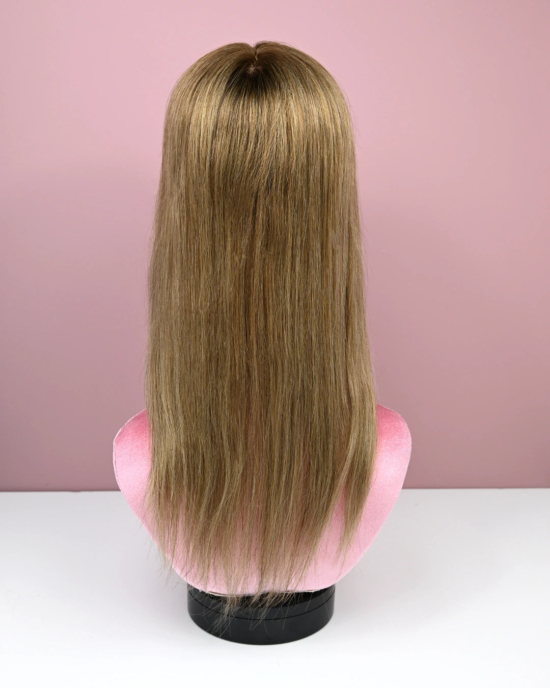 Silk base Hair Topper - Chocolate Balayage