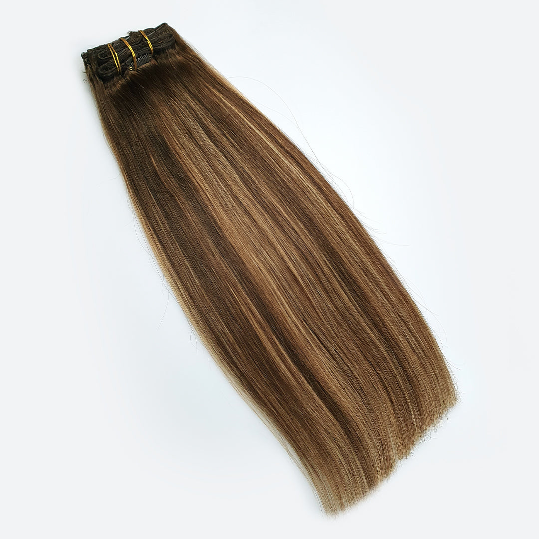 Bronde balayage clip-in hair extensions • 50cm (300g)