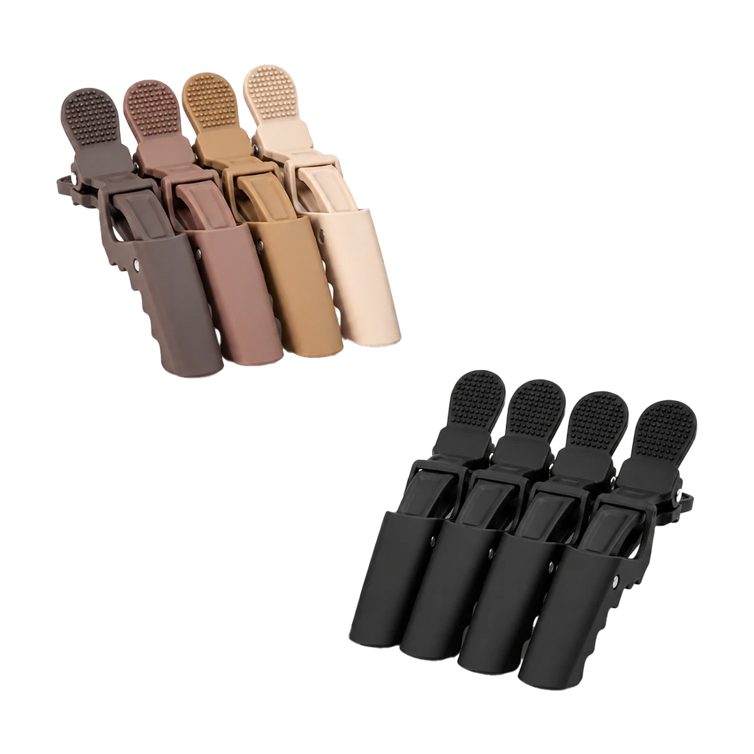 Croc Clips - Grote hairclips (4 stuks)