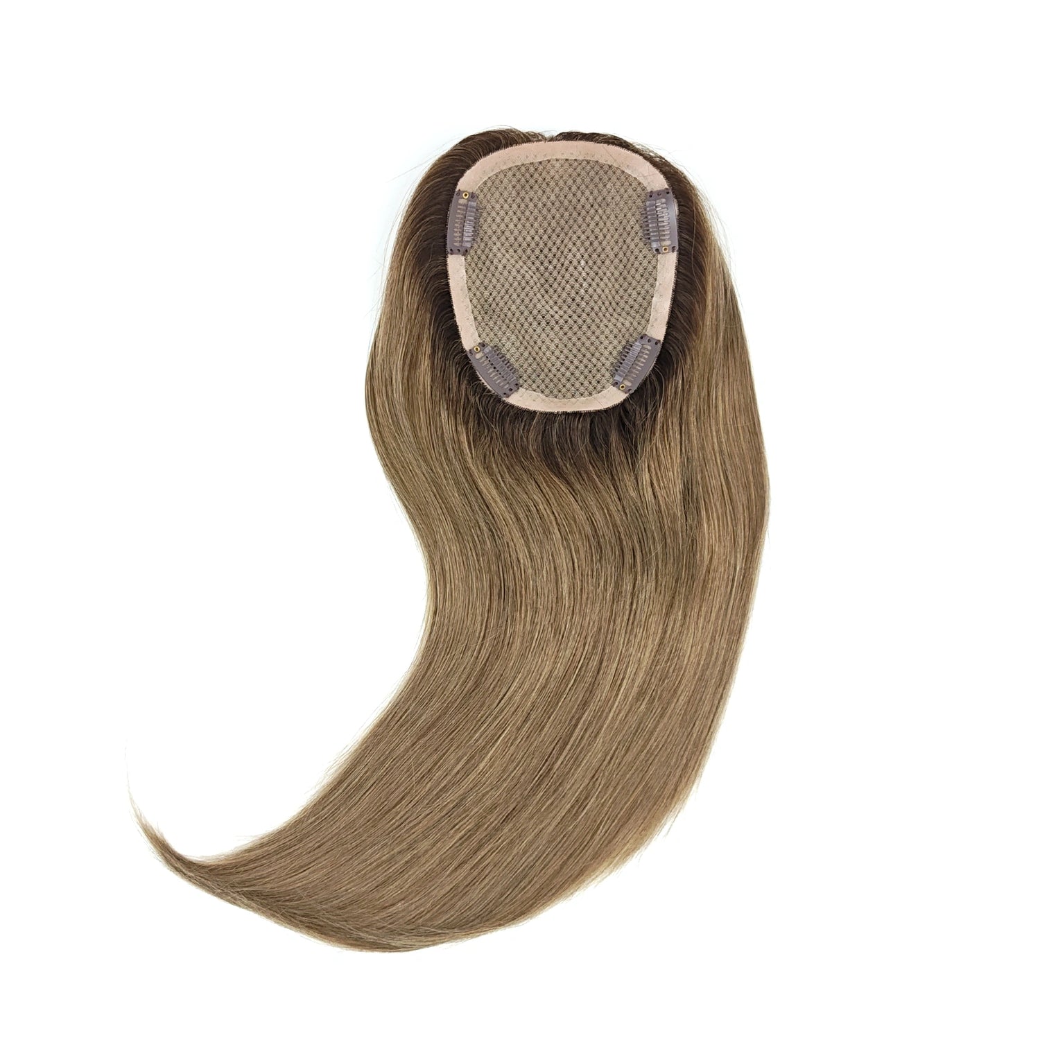 Silk base Hairtopper - Chocolate Balayage