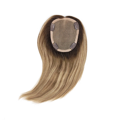 Silk base Hairtopper - Cream Balayage