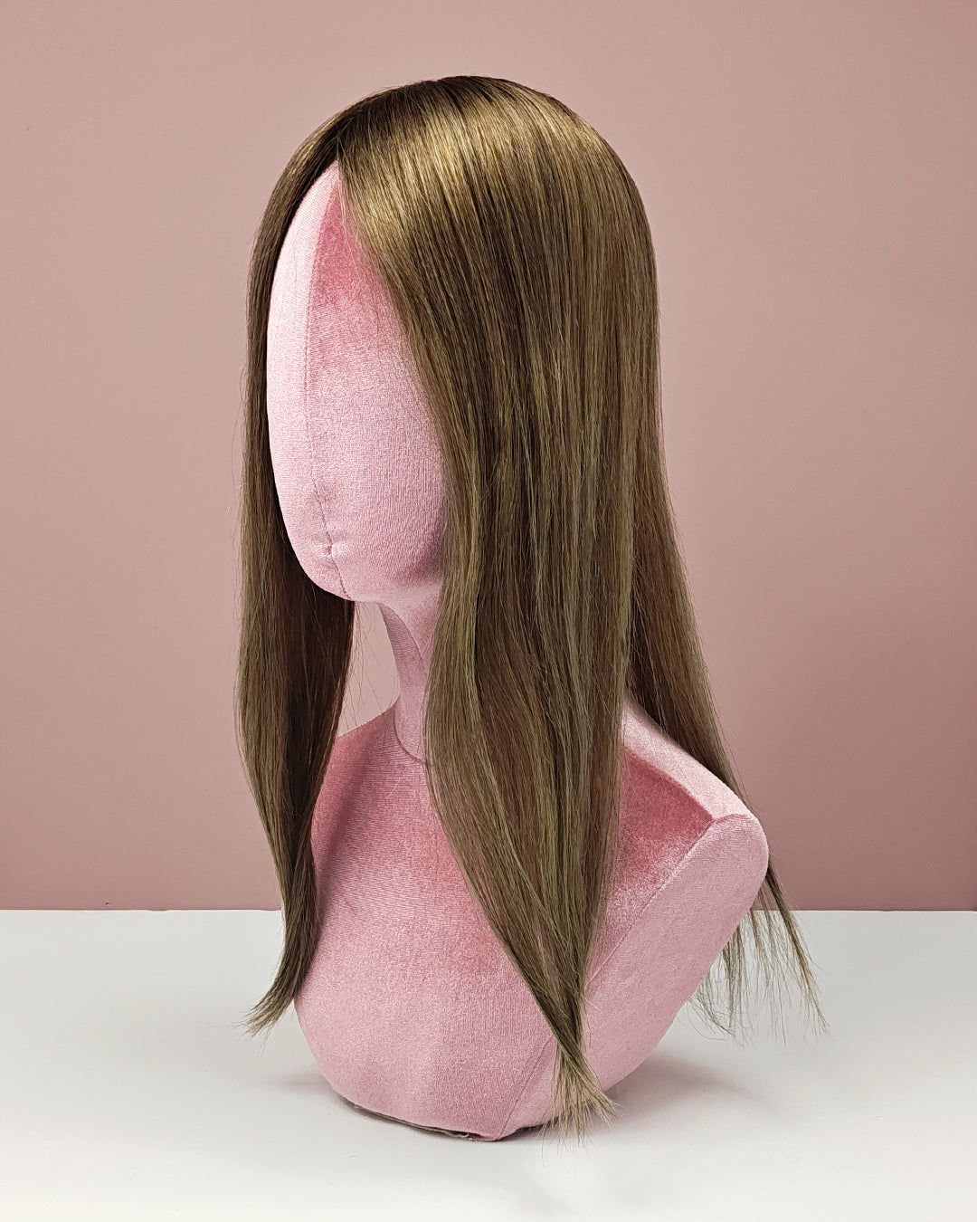 Silk base Hair Topper - Chocolate Balayage