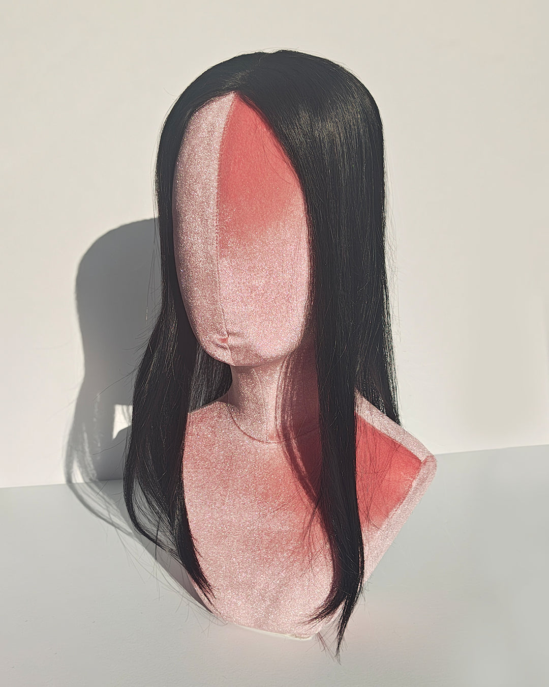 Silk base Hair Topper - Zwart