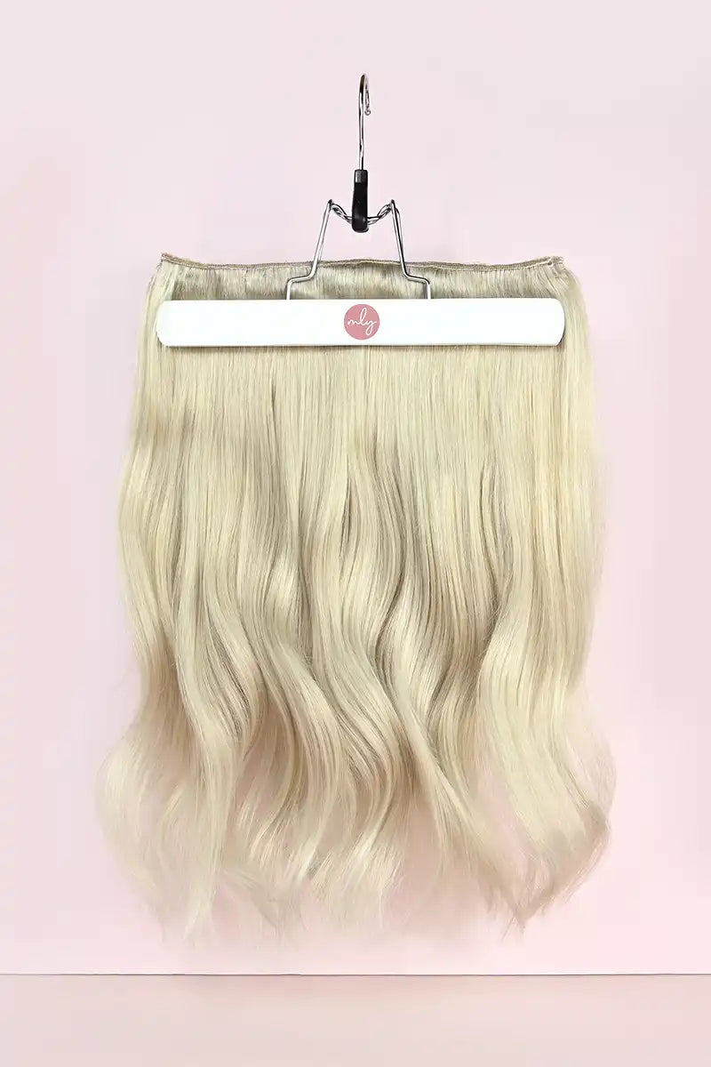 Ice Blonde clip-in hairextensions 🧊 30cm - 230g