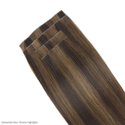 Teddy Balayage Invisible Fill Ins • Injection Clip-in extensions