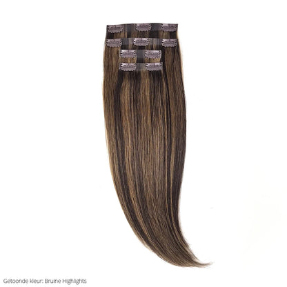 Teddy Balayage Invisible Fill Ins • Injection Clip-in extensions