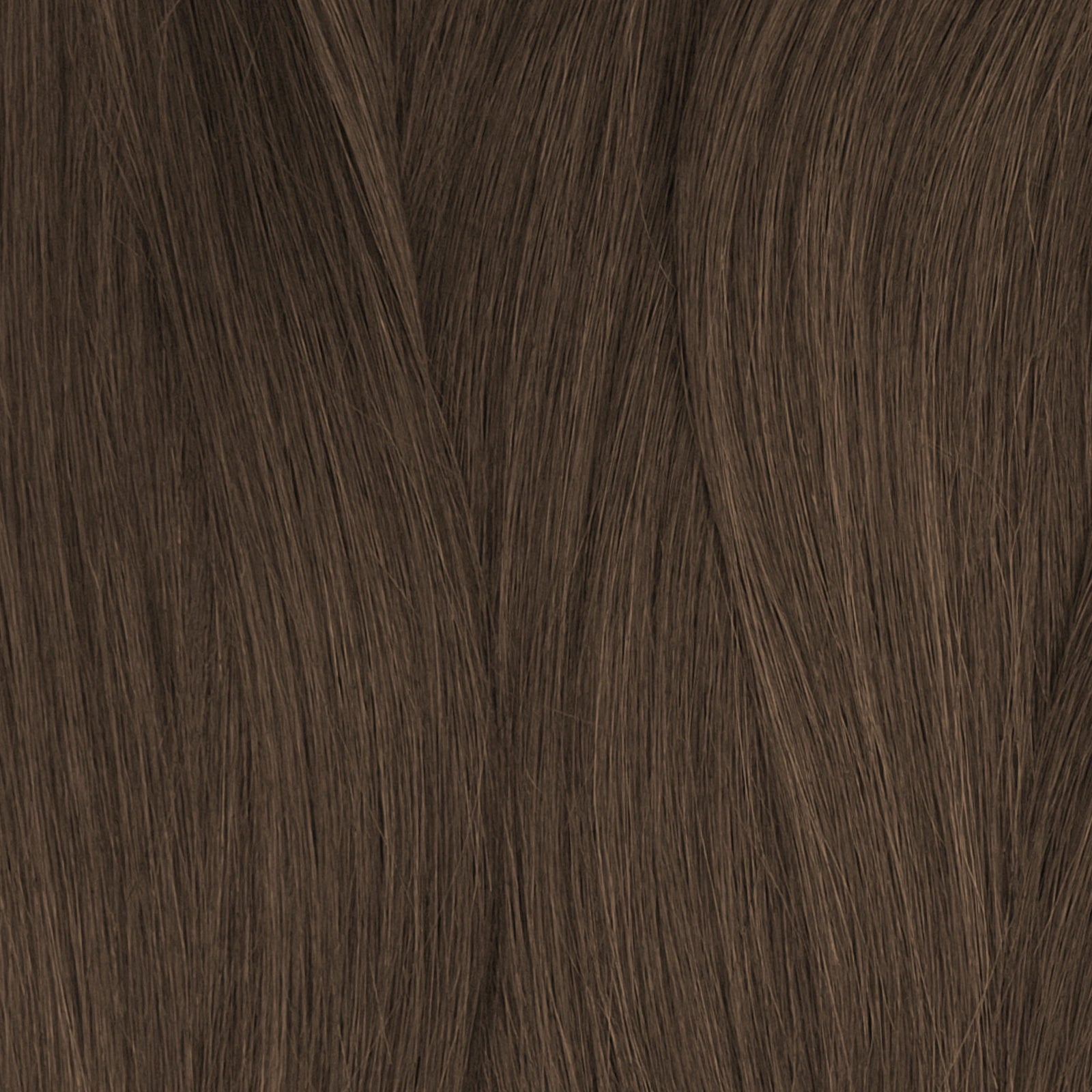 Chocolade bruine clip in hair extensions in de kleur chocolade bruin een midbruine tint met een warme gloed. 
