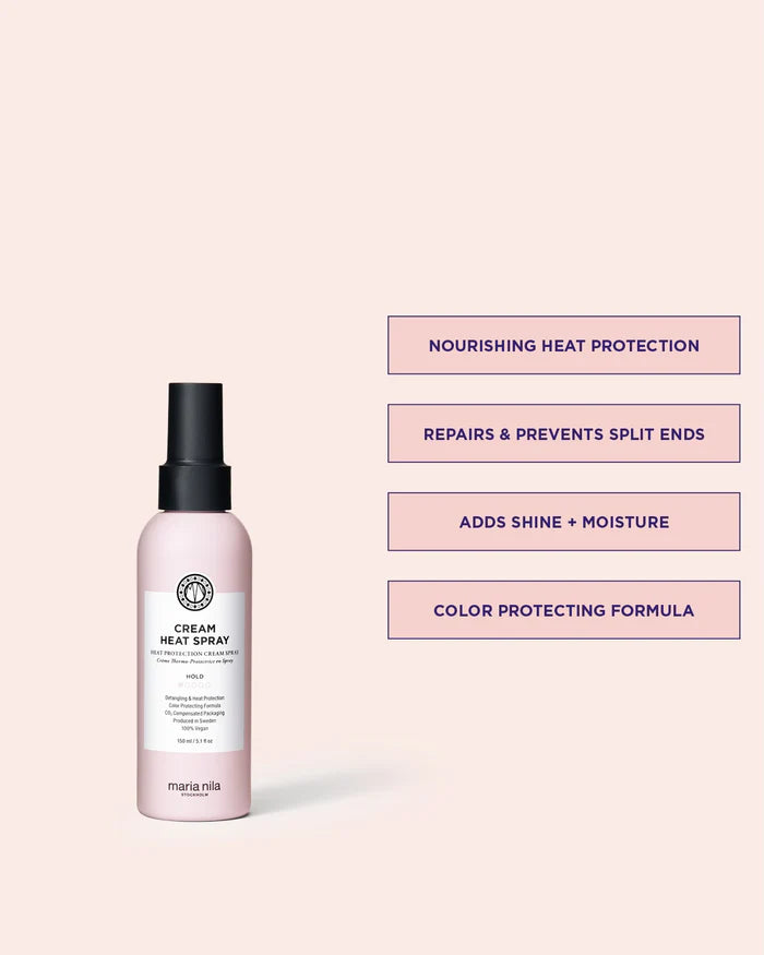 Cream Heat Protector Spray