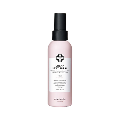 Bescherm je extensions tegen hitteapparaten zoals de stijltang of krultang met Maria Nila Cream Heat Spray - Vegan en natuurlijke hittebeschermende spray, ook perfect voor hairextensions