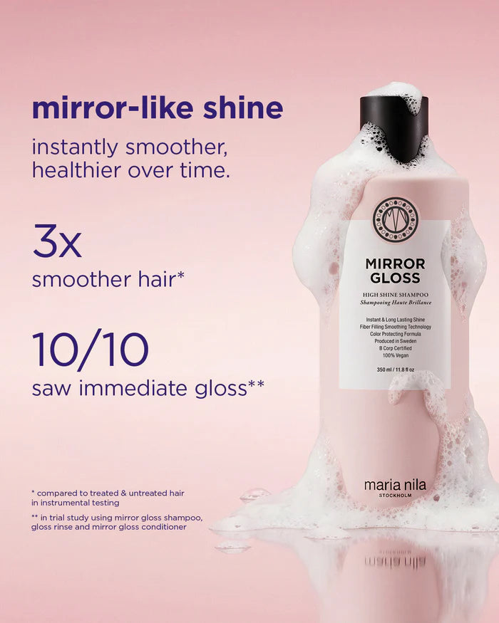 Maria Nila Mirror Gloss Shampoo voor 3x zachter en smoother haar
