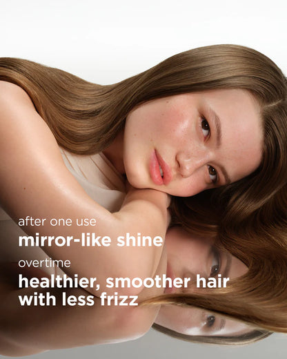 Maria Nila Mirror Gloss collectie voor gladder en glanzend haar en hair extensions

