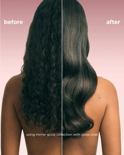 Maria Nila voor en na de gloss treatment
