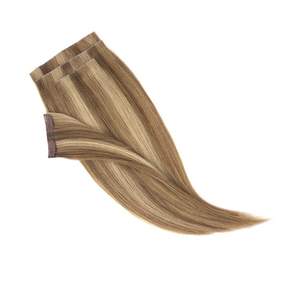 Mixed Blonde Invisible Fill Ins • Injection Clip-in extensions