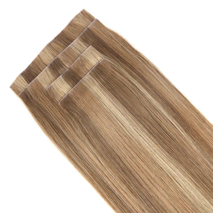 Mixed Blonde Invisible Fill Ins • Injection Clip-in extensions