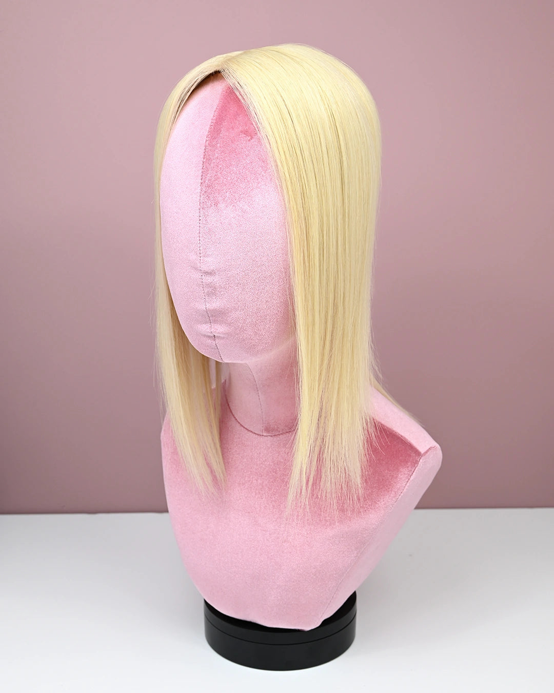 Silk base Hair Topper - Platina Blond