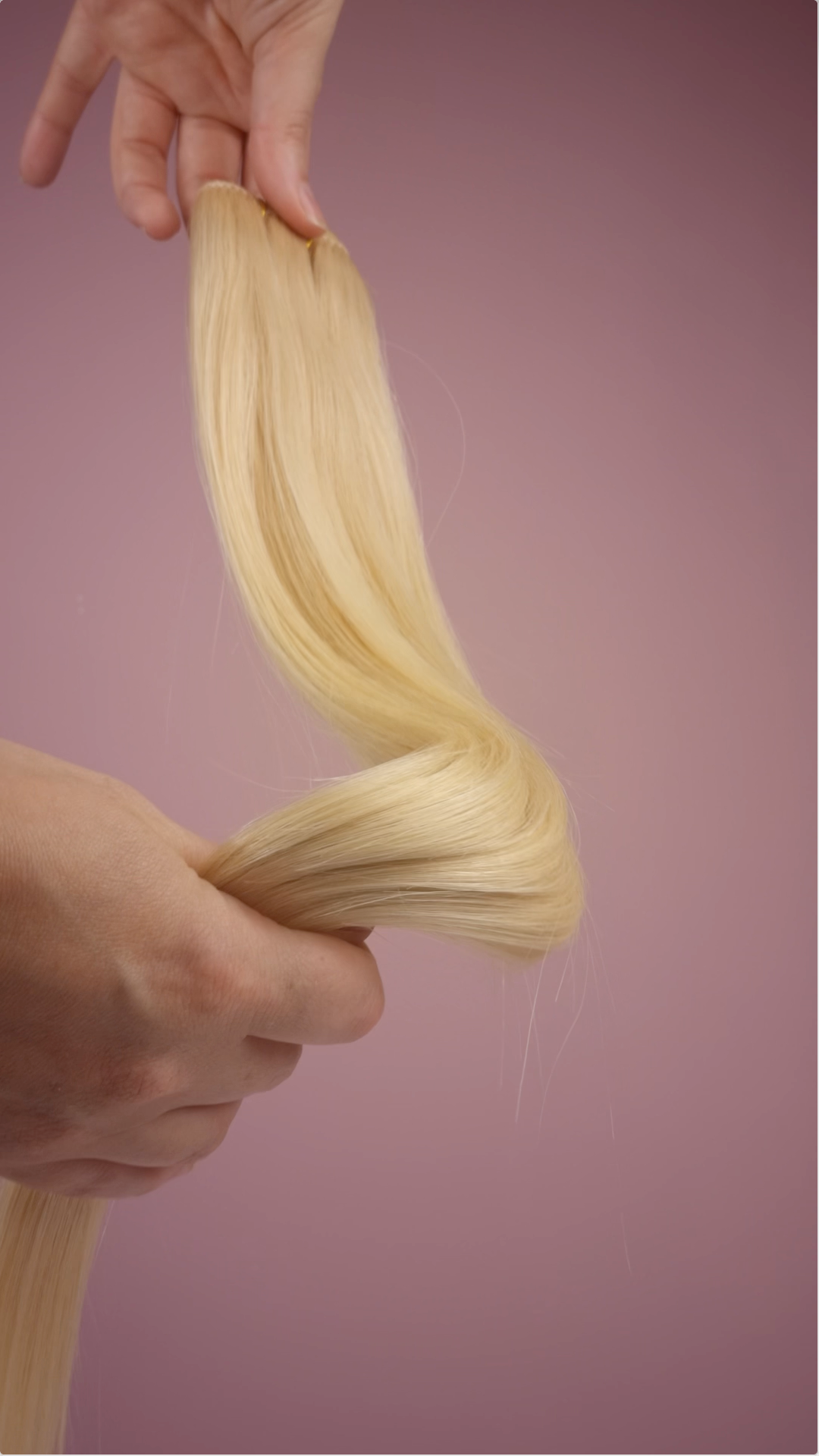 Bleach Blonde Extensions - Weave/Microrings (50cm, 50gram)