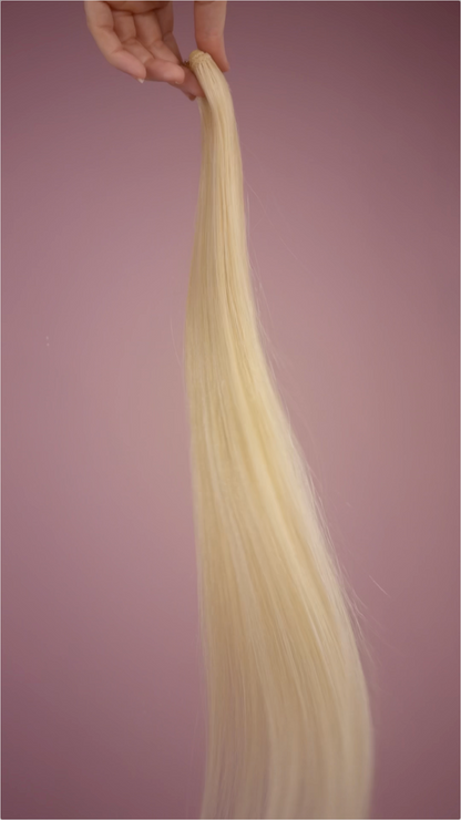 Bleach Blonde Extensions - Weave/Microrings (50cm, 50gram)