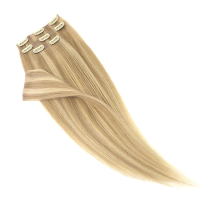 Natural Highlights Invisible Fill Ins • Injection Clip-in extensions