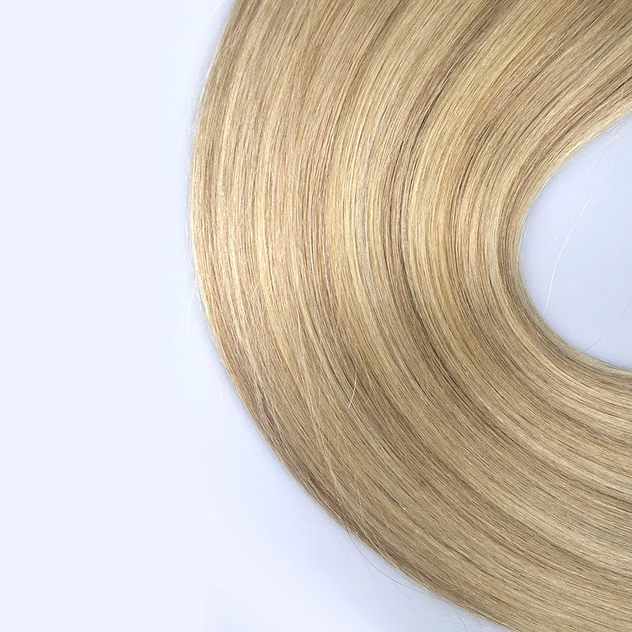 Natural highlights clip-in hair extensions • 50cm (300g)