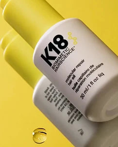 k18 molecular repair hair oil, vegan haarolie geschikt voor hairextensions. Flesje van 30ml
