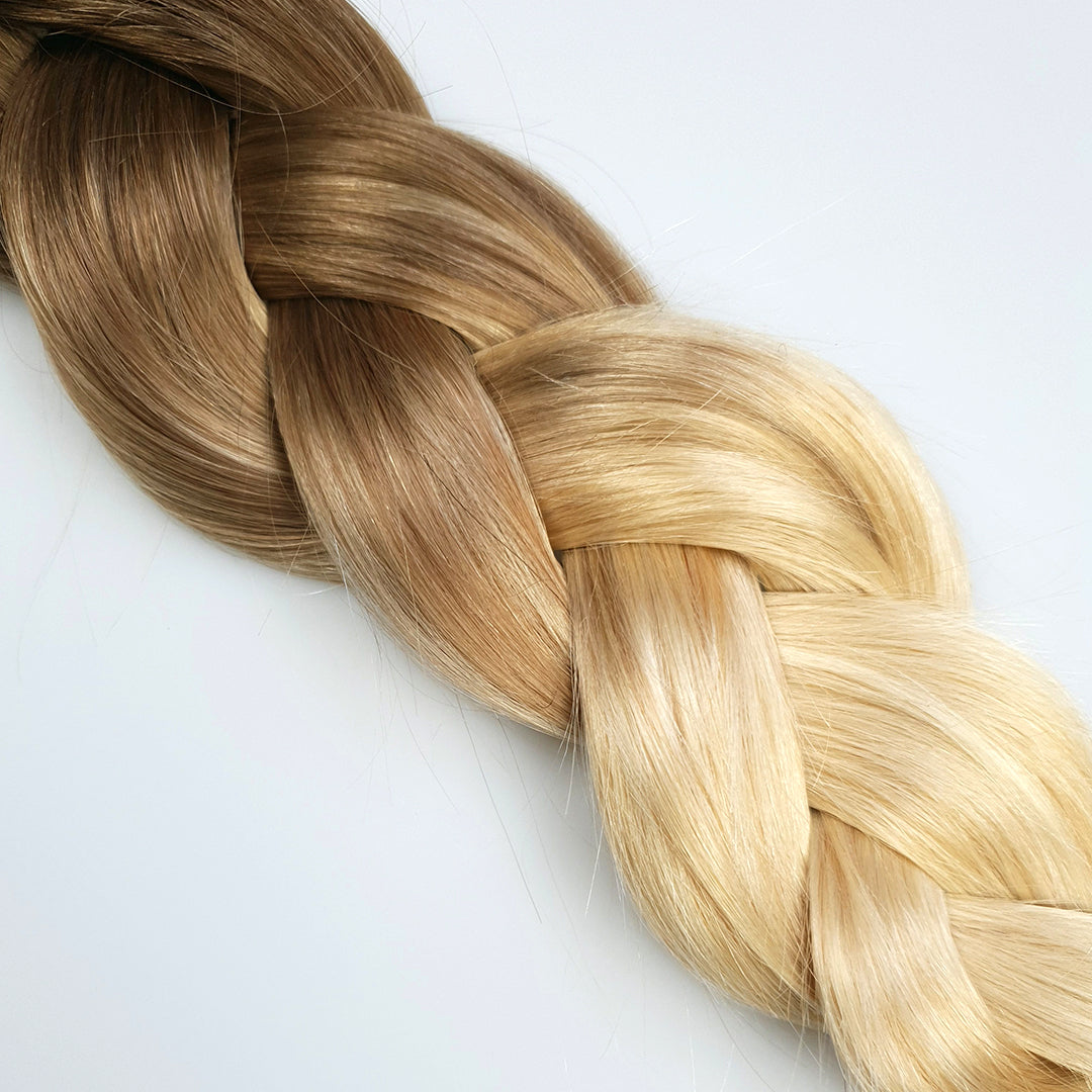 Cappuccino Balayage quad weft hairextensions ☕ 50cm - 80g