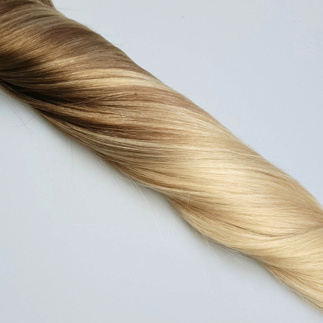 Cappuccino Balayage quad weft hairextensions ☕ 50cm - 80g