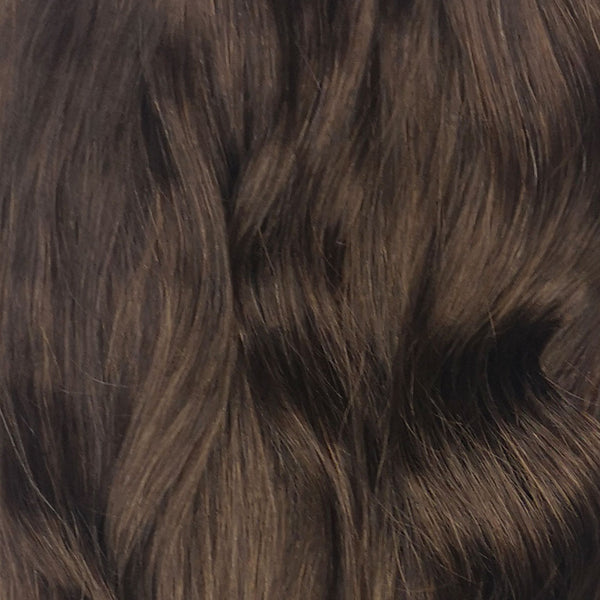 Chocolade bruine kleurstaal clip in human hair ponytail extension