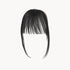 Luchtige dunne clip in pony van echt haar. Remy human hair fringe and bangs extensions
