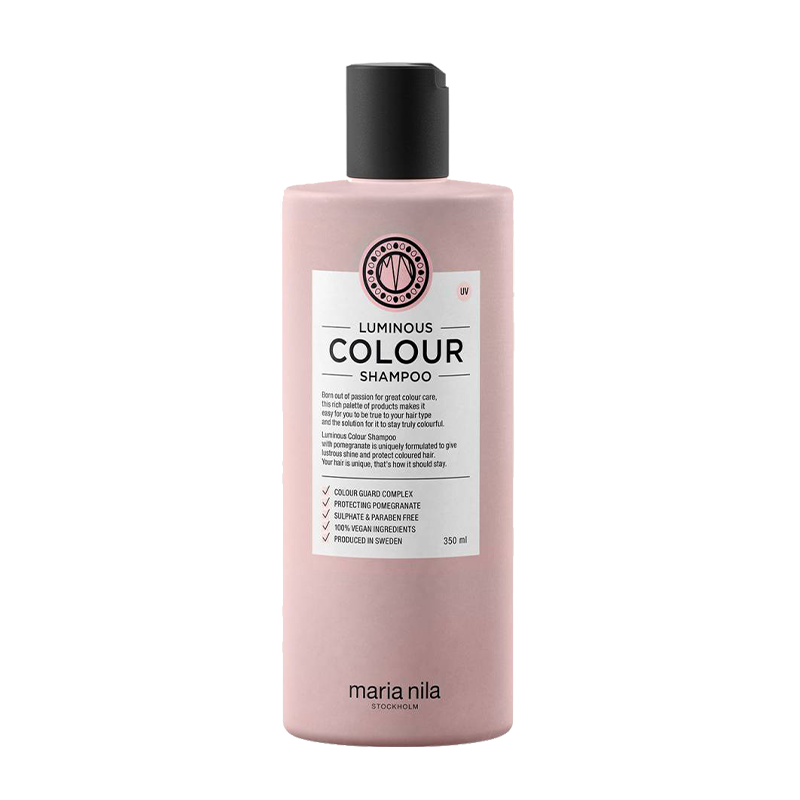 Maria Nila Luminous Colour shampoo is speciaal voor gekleurd haar en bevat geen sulfaten of parabenen en is daarom ook ideaal voor hairextensions.